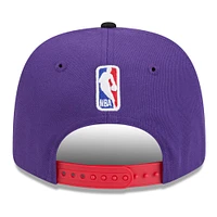 Men's New Era Black/Purple Toronto Raptors 2024/25 City Edition 9SEVENTY Adjustable Hat