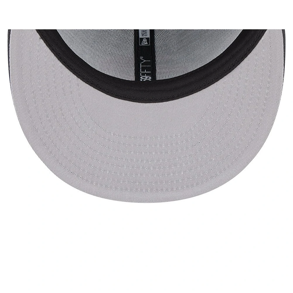 Men's New Era Black 2024 NBA All-Star Game Rally Drive Checkerboard 59FIFTY Fitted Hat