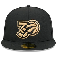 Men's New Era  Black Toronto Raptors 2024/25 City Edition Alternate 59FIFTY Fitted Hat