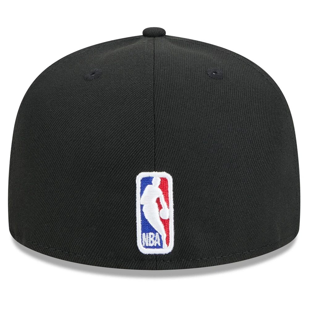 Men's New Era  Black Toronto Raptors 2024/25 City Edition Alternate 59FIFTY Fitted Hat