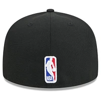 Men's New Era  Black Toronto Raptors 2024/25 City Edition Alternate 59FIFTY Fitted Hat