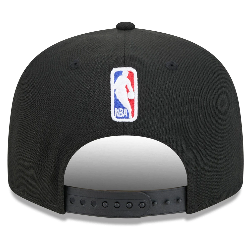 Men's New Era  Black Toronto Raptors 2024/25 City Edition Alternate 9FIFTY Snapback Hat