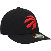 Men's New Era Black Toronto Raptors Team Low Profile 59FIFTY Fitted Hat