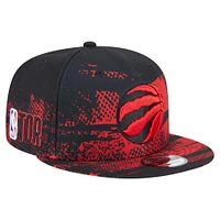 Men's New Era Black Toronto Raptors Tip-Off 9FIFTY Snapback Hat
