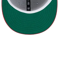 Men's New Era Gray/Red Toronto Raptors Tip-Off Two-Tone 59FIFTY Fitted Hat