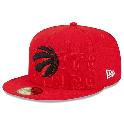 Men's New Era  Red Toronto Raptors 2023 NBA Draft 59FIFTY Fitted Hat
