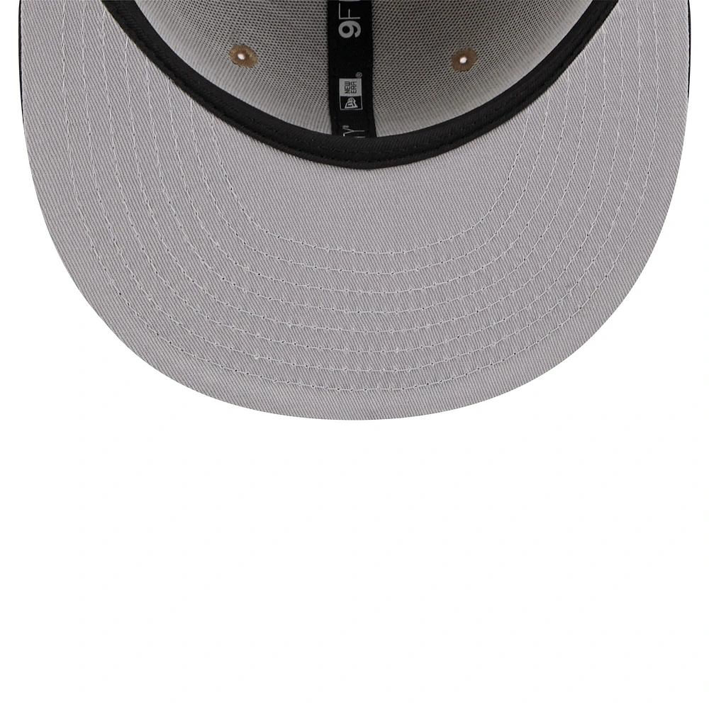 Men's New Era Tan/Black Toronto Raptors 2024 NBA Draft 9FIFTY Snapback Hat