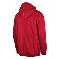 Men's New Era Toronto Raptors Red Tip-Off Collection Pullover Hoodie