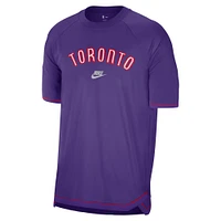 Men's Nike  Purple Toronto Raptors 2024/25 Classic Edition Pregame Shooting T-Shirt