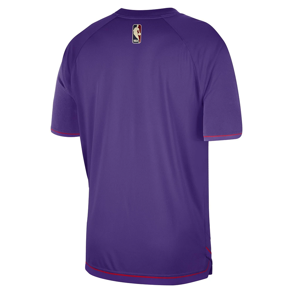 Men's Nike  Purple Toronto Raptors 2024/25 Classic Edition Pregame Shooting T-Shirt