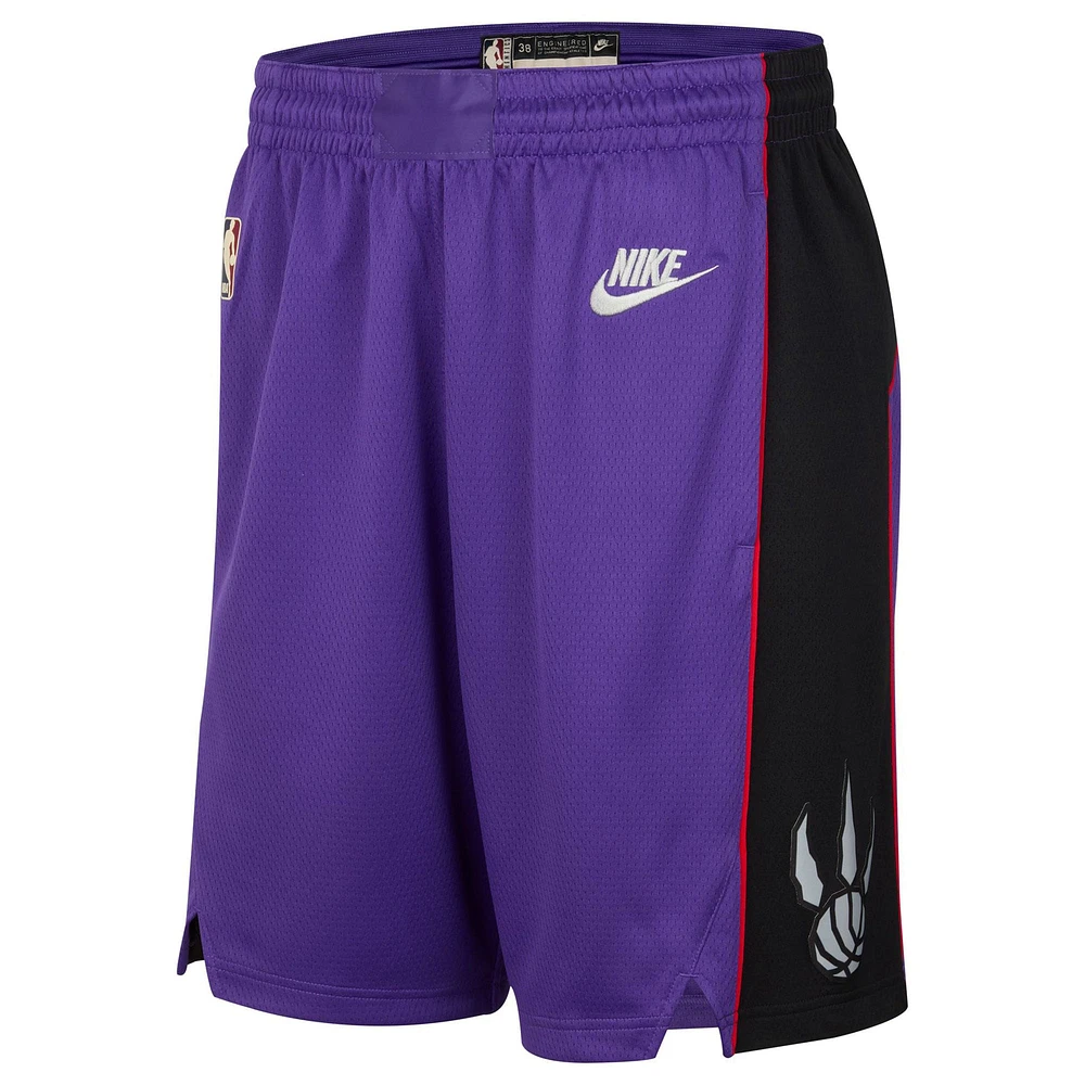 Men's Nike  Purple Toronto Raptors 2024/25 Classic Edition Swingman Shorts