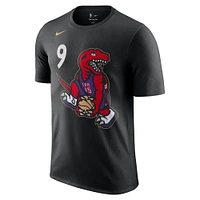 Men's Nike RJ Barrett Black Toronto Raptors 2024/25 City Edition Name & Number T-Shirt
