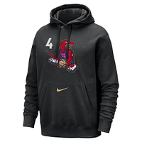 Sweat à capuche Nike Scottie Barnes pour homme, édition City 2024/25, nom et numéro, Toronto Raptors, noir