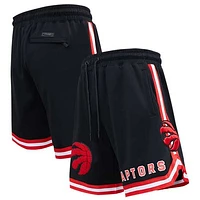 Men's Pro Standard Black Toronto Raptors Classic Chenille - Shorts