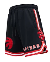Men's Pro Standard Black Toronto Raptors Classic Chenille - Shorts
