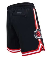 Men's Pro Standard Black Toronto Raptors Classic Chenille - Shorts