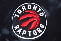 Men's Pro Standard Black Toronto Raptors Roses Satin Full-Snap Jacket