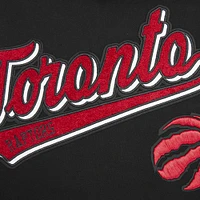 Men's Pro Standard Black Toronto Raptors Script Tail Pullover Hoodie