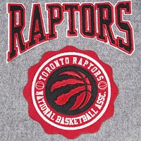 Men's Pro Standard Gray Toronto Raptors Crest Emblem Wool Varsity Full-Zip Jacket