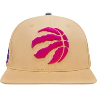 Casquette Snapback Neon Pro Standard Tan Toronto Raptors Champions de la finale de la NBA pour homme