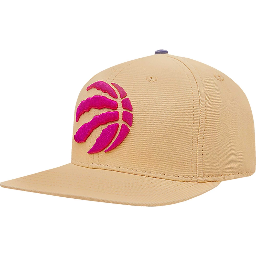 Casquette Snapback Neon Pro Standard Tan Toronto Raptors Champions de la finale de la NBA pour homme