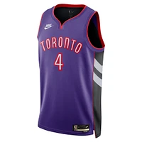 Men's Scottie Barnes Purple Toronto Raptors Hardwood Classic Swingman Player Jersey