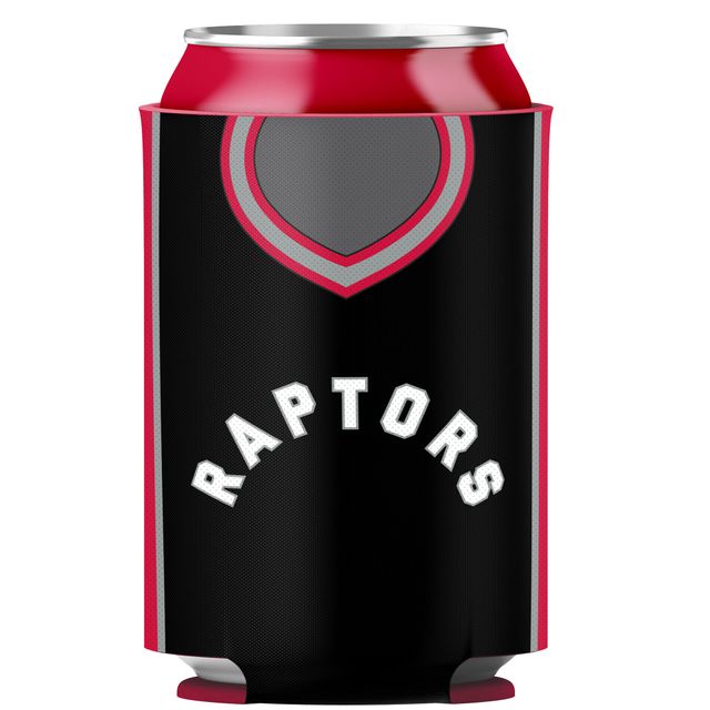 The Sports Vault Toronto Raptors - Ensemble refroidisseur de canettes en jersey réversible en néoprène 2 pièces