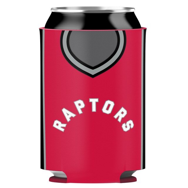 The Sports Vault Toronto Raptors - Ensemble refroidisseur de canettes en jersey réversible en néoprène 2 pièces
