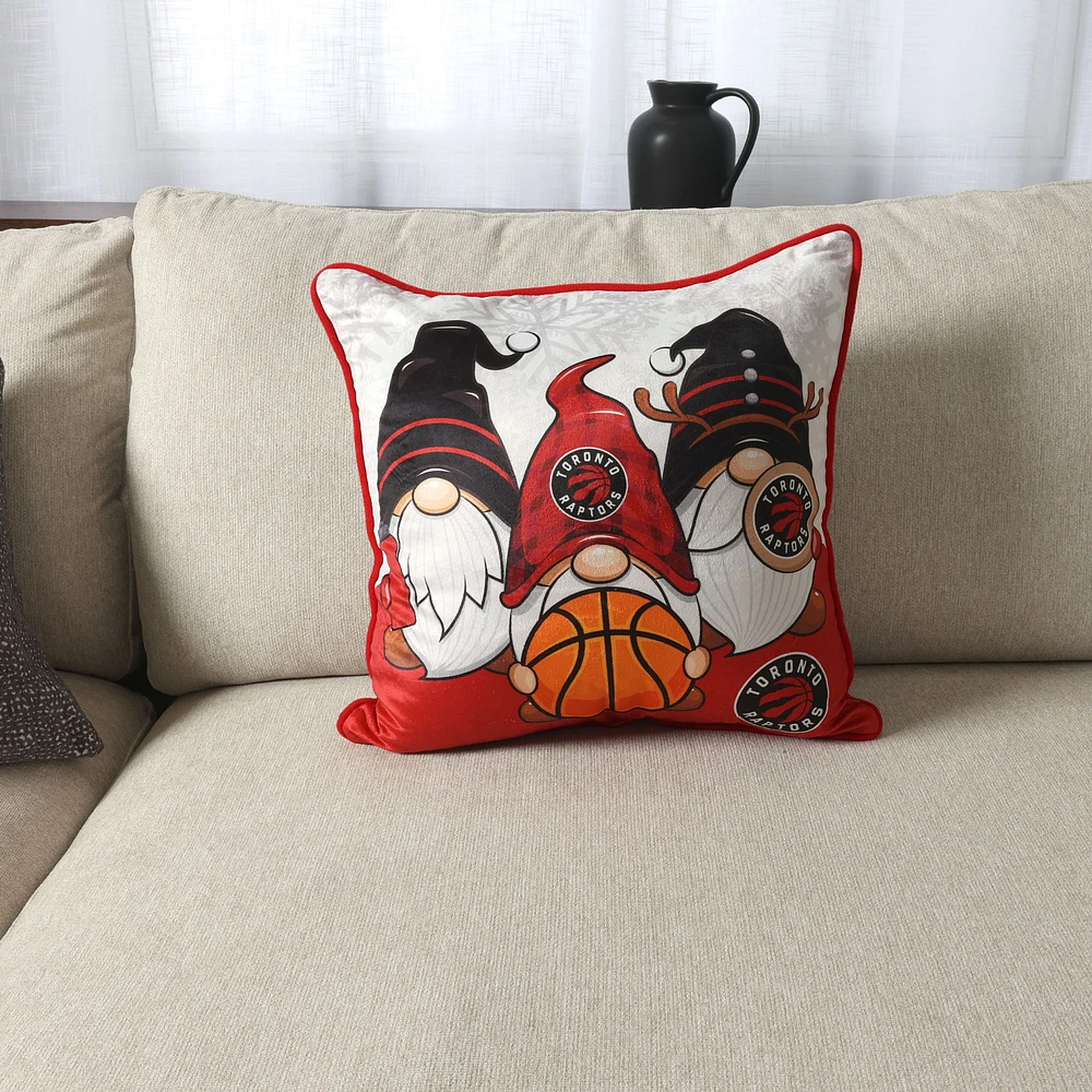 Toronto Raptors 18" x 18" Gnome Decor Pillow