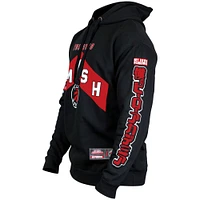 Sweat à capuche unisexe Hyperfly noir Toronto Raptors NBA x My Hero Academia All Might Smash
