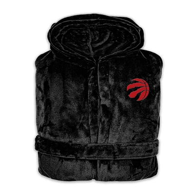 Peignoir à capuche unisexe ISlide noir Toronto Raptors Phantom