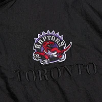 Unisex Mitchell & Ness  Black Toronto Raptors Hardwood Classics Team OG 3.0 Anorak Half-Zip Windbreaker Jacket