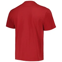 T-shirt unisexe NBA x Brain Dead Rouge des Raptors de Toronto identifient la série d'artistes