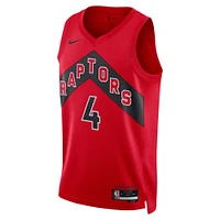 Unisex Nike Scottie Barnes Red Toronto Raptors Swingman Player Jersey - Icon Edition