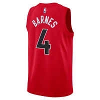 Unisex Nike Scottie Barnes Red Toronto Raptors Swingman Player Jersey - Icon Edition