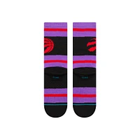 Unisex  Stance Toronto Raptors Prep Stripe Crew Sock