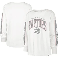 Déclaration des Raptors de Toronto '47 pour femmes - Blanc T-shirt à manches longues