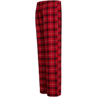 Women's College Concepts Red/Black Toronto Raptors Arctic T-Shirt & Flannel Pants Sleep Set