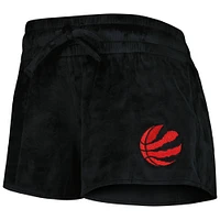 Women's Concepts Sport Black Toronto Raptors Intermission T-Shirt & Shorts Sleep Set
