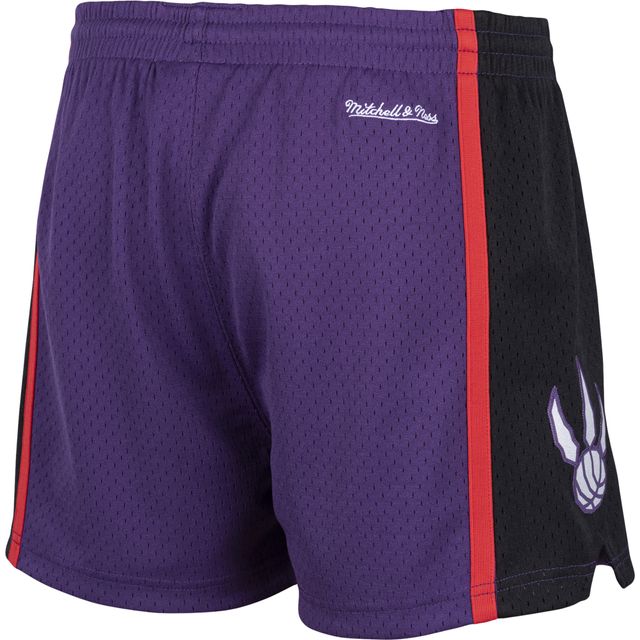 Mitchell & Ness violet Toronto Raptors Hardwood Classics Jump Shot pour femmes - Short