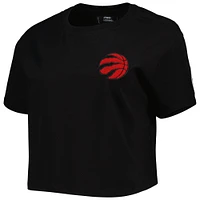 Women's Pro Standard Black Toronto Raptors Classics Boxy T-Shirt