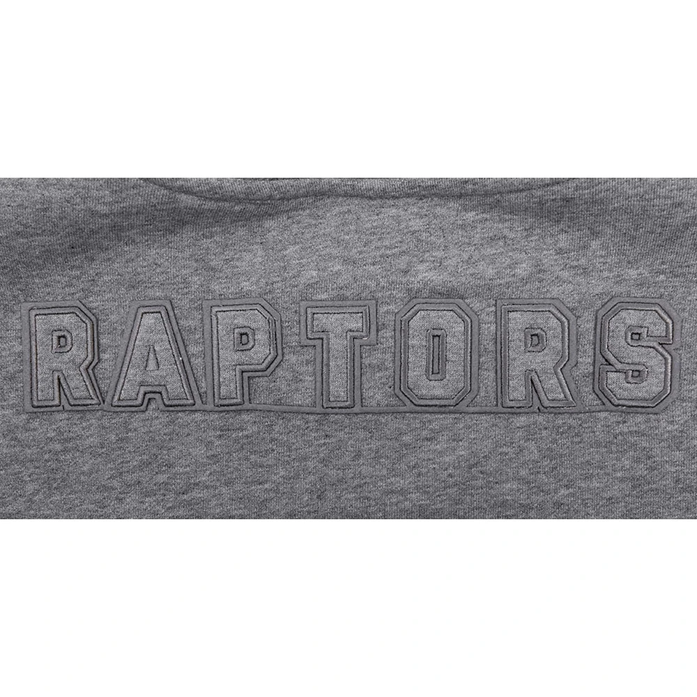 Women's Pro Standard Gray Toronto Raptors Neutral Fleece Pullover Sweatshirt
