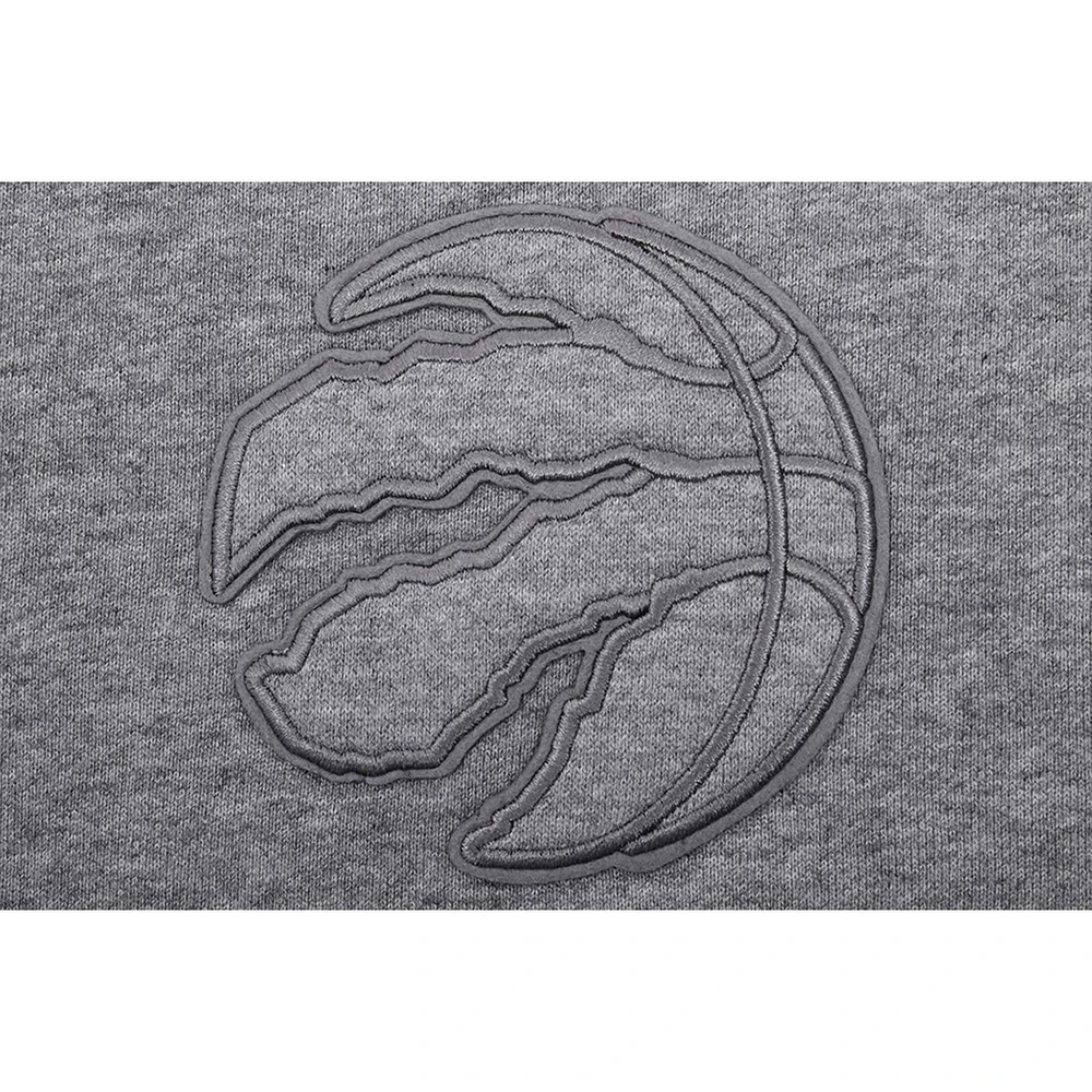 Women's Pro Standard Gray Toronto Raptors Neutral Fleece Pullover Sweatshirt