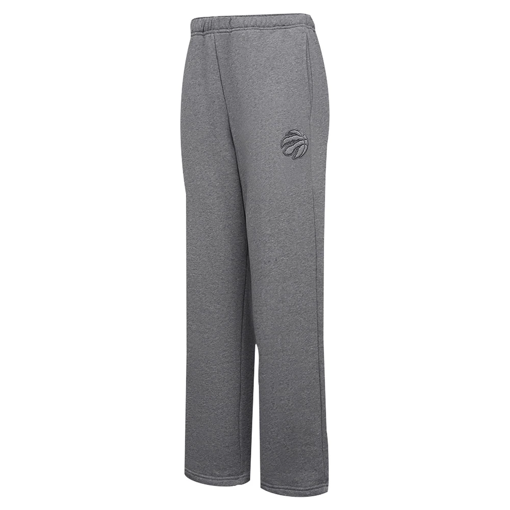 Women's Pro Standard Gray Toronto Raptors Neutral Straight Leg Fleece Sweatpants