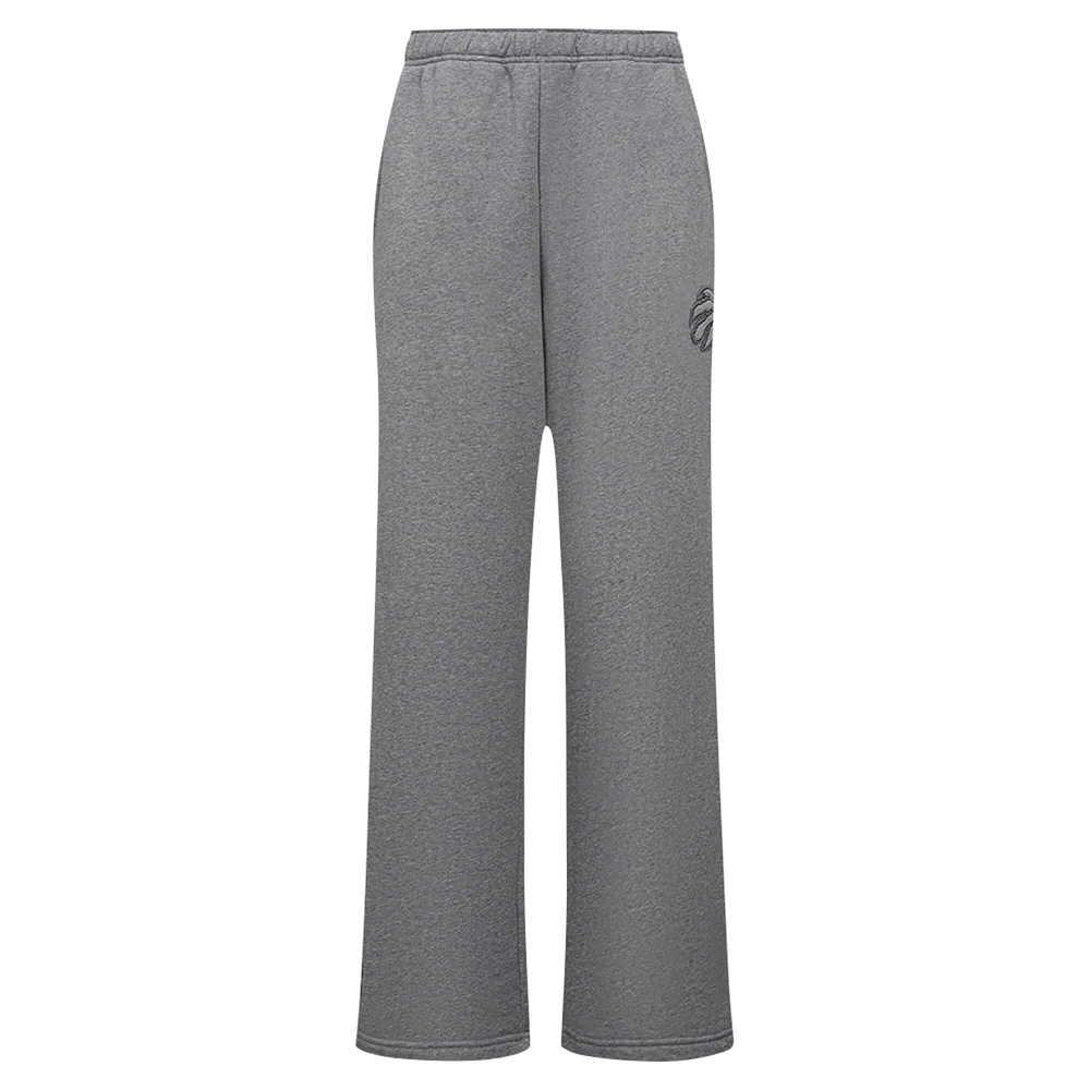 Women's Pro Standard Gray Toronto Raptors Neutral Straight Leg Fleece Sweatpants