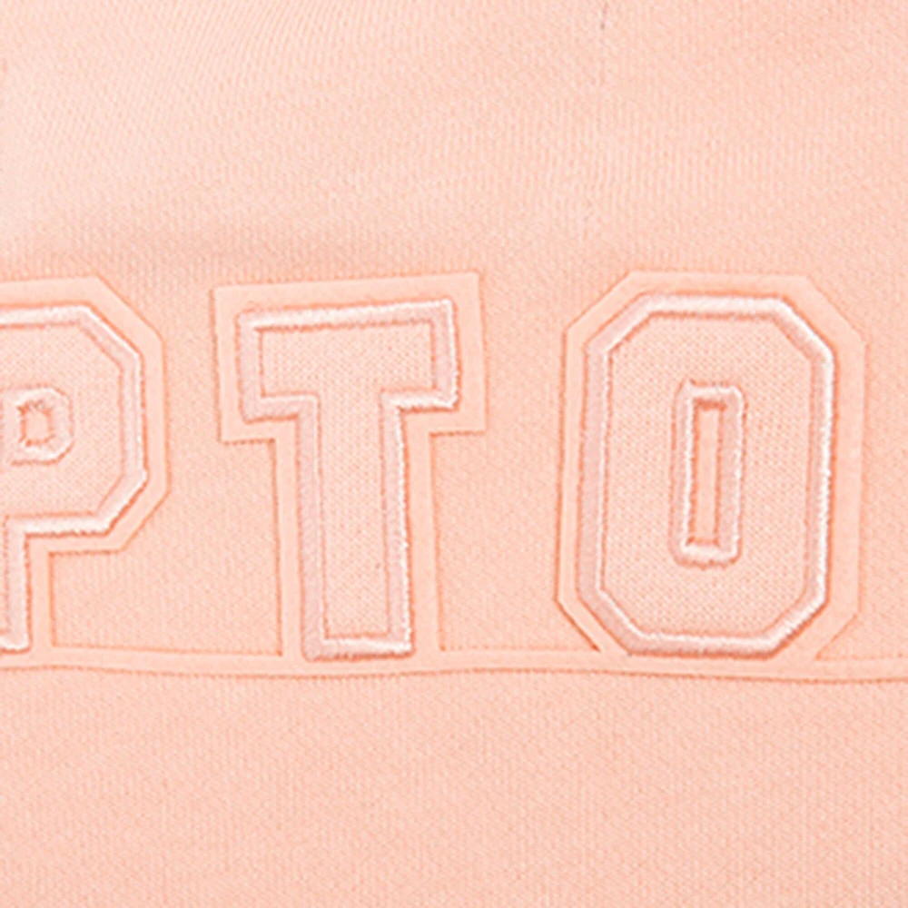 Women's Pro Standard Light Orange Toronto Raptors Neutral Fleece Pullover Sweatshirt