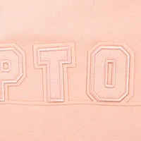 Women's Pro Standard Light Orange Toronto Raptors Neutral Fleece Pullover Sweatshirt