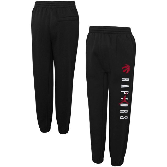 Junior Jordan Marques Noir Toronto Raptors Courtside Mention d' édition Pantalon en polaire