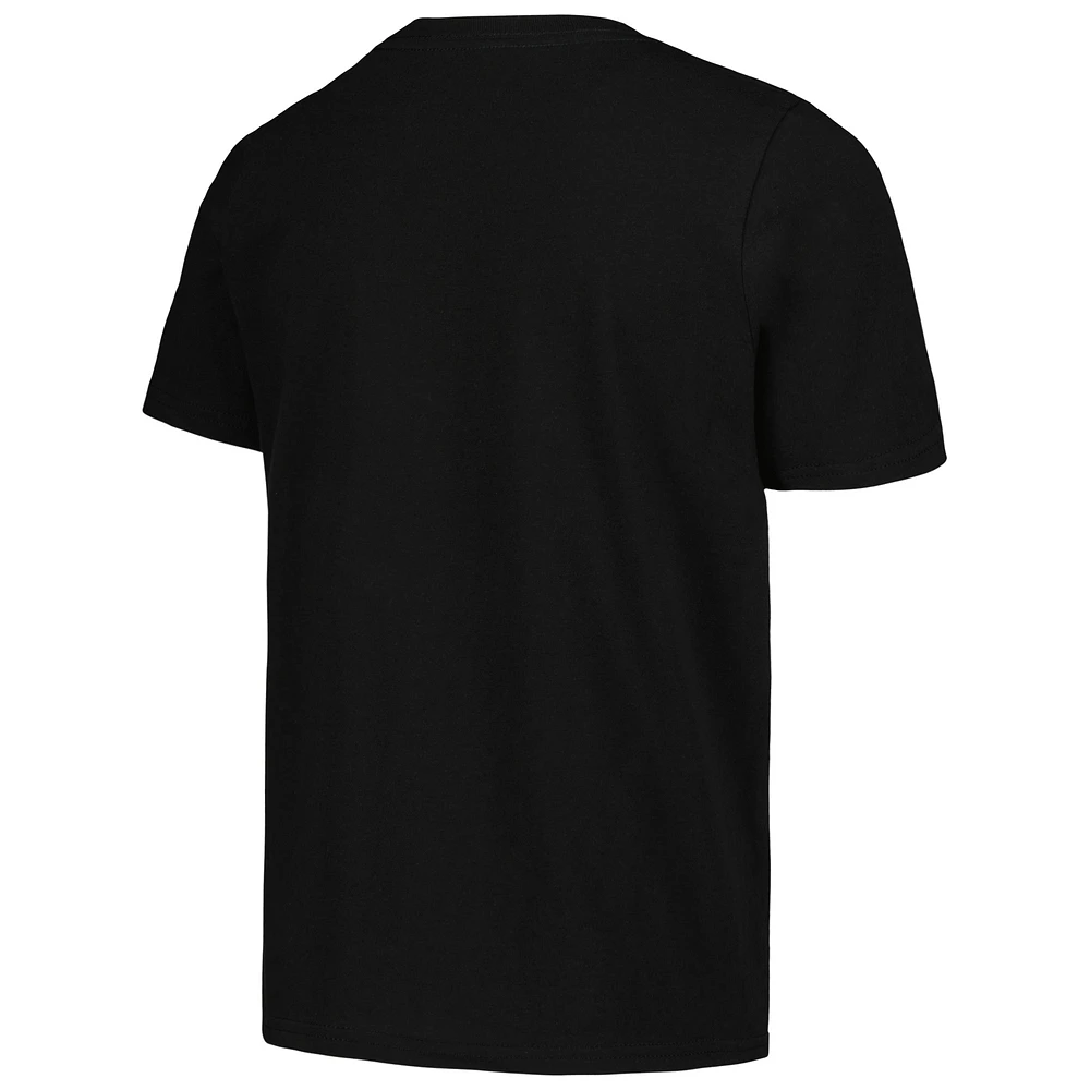 T-shirt Jordan Brand noir avec logo Jumpman des Toronto Raptors pour jeunes
