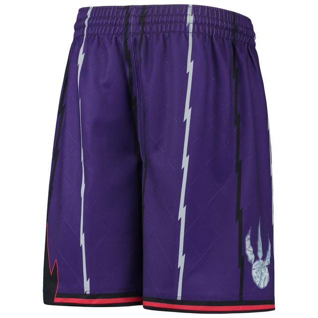Junior Mitchell & Ness Purple Toronto Raptors 1998 Hardwood Classics 75e anniversaire Swingman Shorts